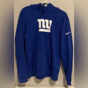 Blue New York giants nfl Nike hoodie